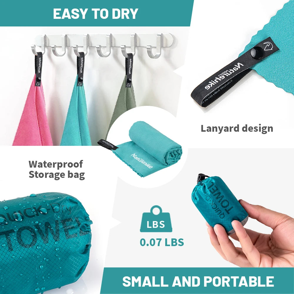 Premium Microfiber Quick-Dry Towel – Sand-Free Beach & Sports Towel