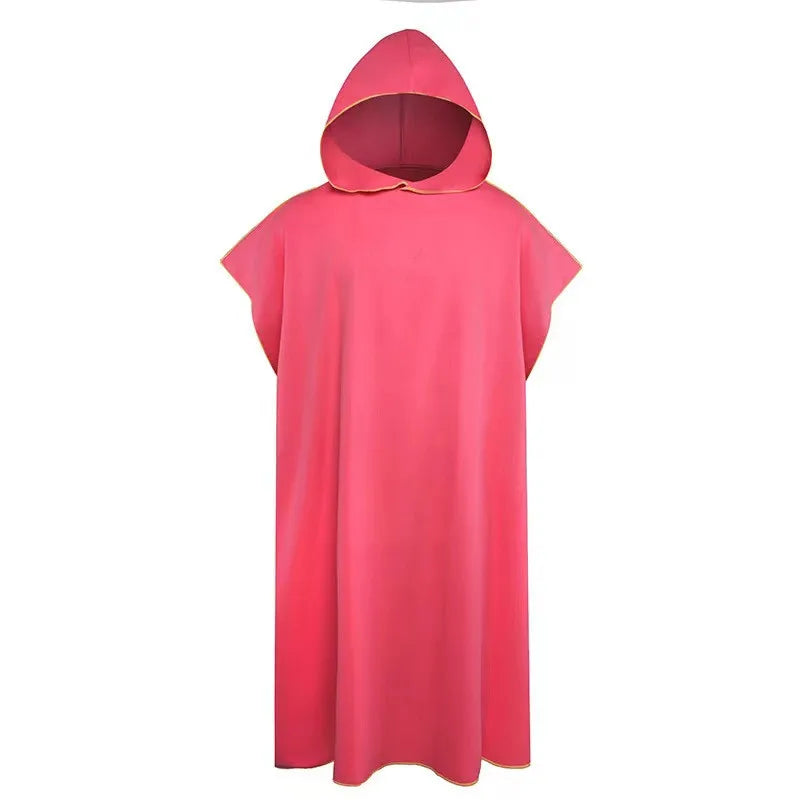Microfiber Hooded Towel – Quick-Dry Changing Robe for Swimming, Beach, Surf & Travel